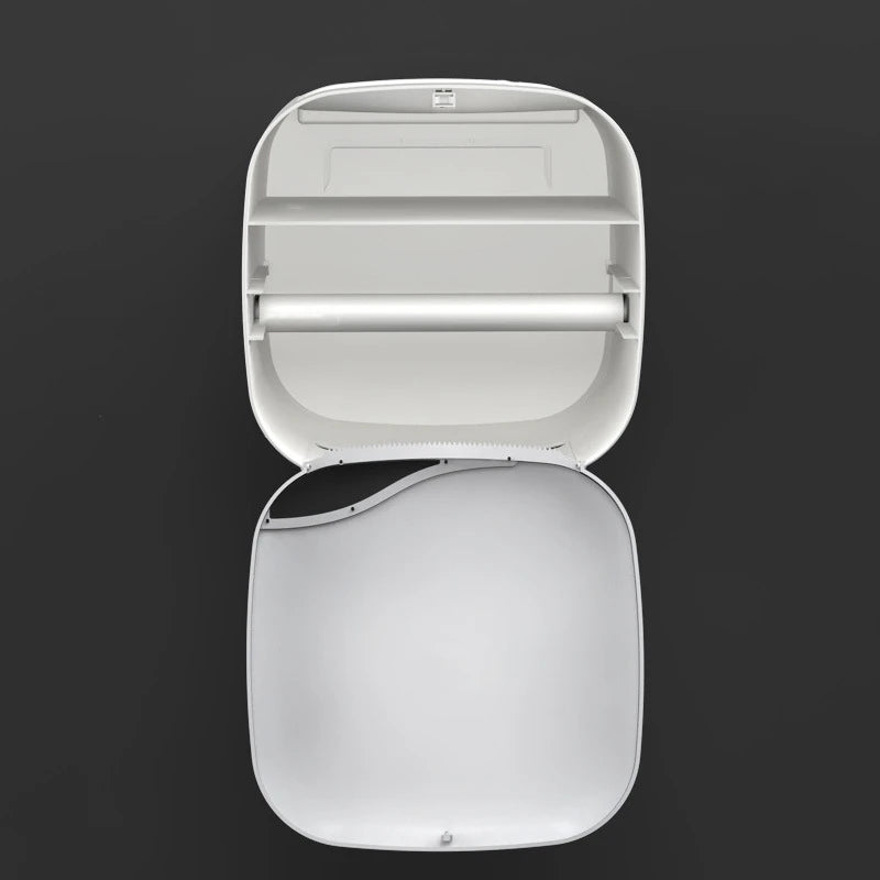 Multifunctional Waterproof Toilet Paper Holder - Dust-Proof Bathroom Storage Solution for Durable Paper Towels
