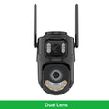 WONSDAR 4K HD Outdoor IP Camera with Triple Lens, Dual Screen, PTZ Functionality, Auto Tracking, and Wifi Surveillance System