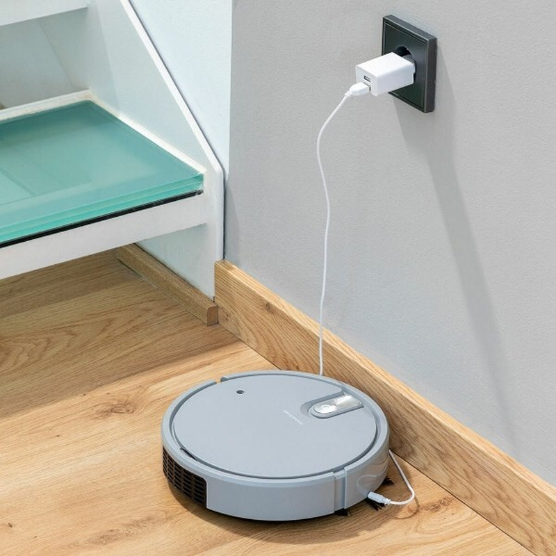 Robot Aspirapolvere e Lavapavimenti 5 in 1 con Funzione di Lucidatura, Disinfezione e Luce UV
