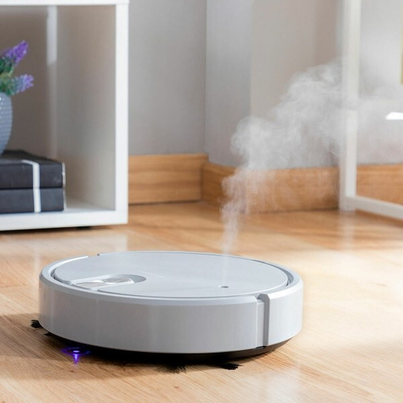 Robot Aspirapolvere e Lavapavimenti 5 in 1 con Funzione di Lucidatura, Disinfezione e Luce UV