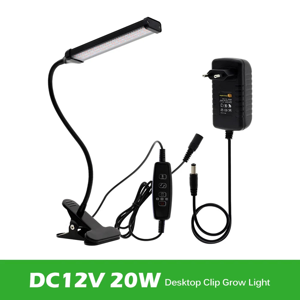 20W 40W 60W 80W LED Grow Light Full Spectrum Phyto Lamp with 3 Modes Timing Function for Indoor Flowers Plants Growth Lighting