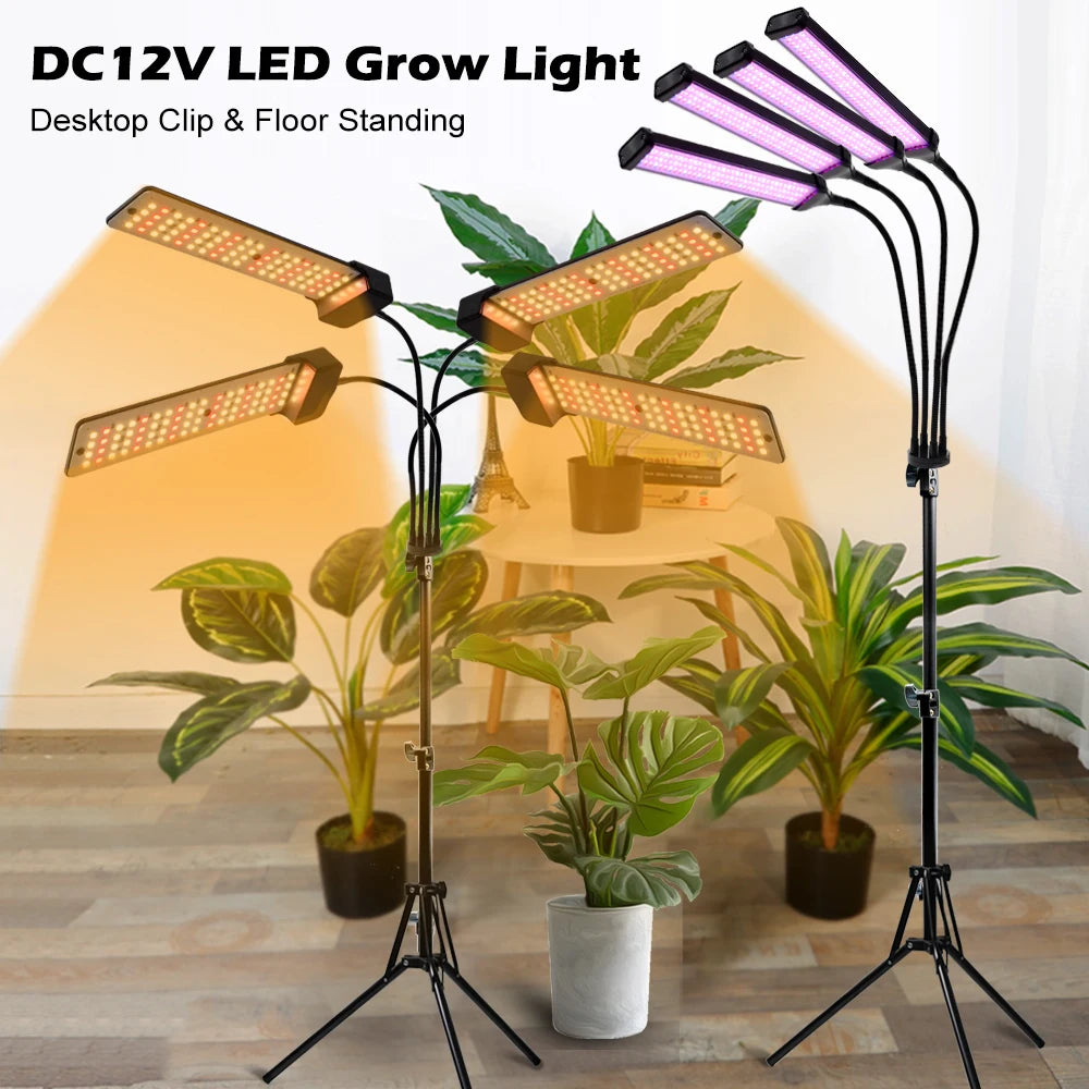 20W 40W 60W 80W LED Grow Light Full Spectrum Phyto Lamp with 3 Modes Timing Function for Indoor Flowers Plants Growth Lighting