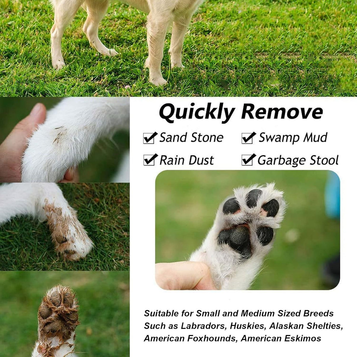 Pulisci Zampe Cane, Lava Zampe per Cani, USB Ricaricabili Spazzole Morbide Lavazampecani, Pulisci Zampe Cane Portatile per Cani Di Piccola E Media Taglia