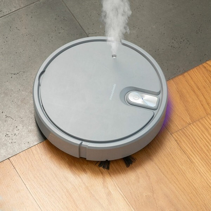 Robot Aspirapolvere e Lavapavimenti 5 in 1 con Funzione di Lucidatura, Disinfezione e Luce UV